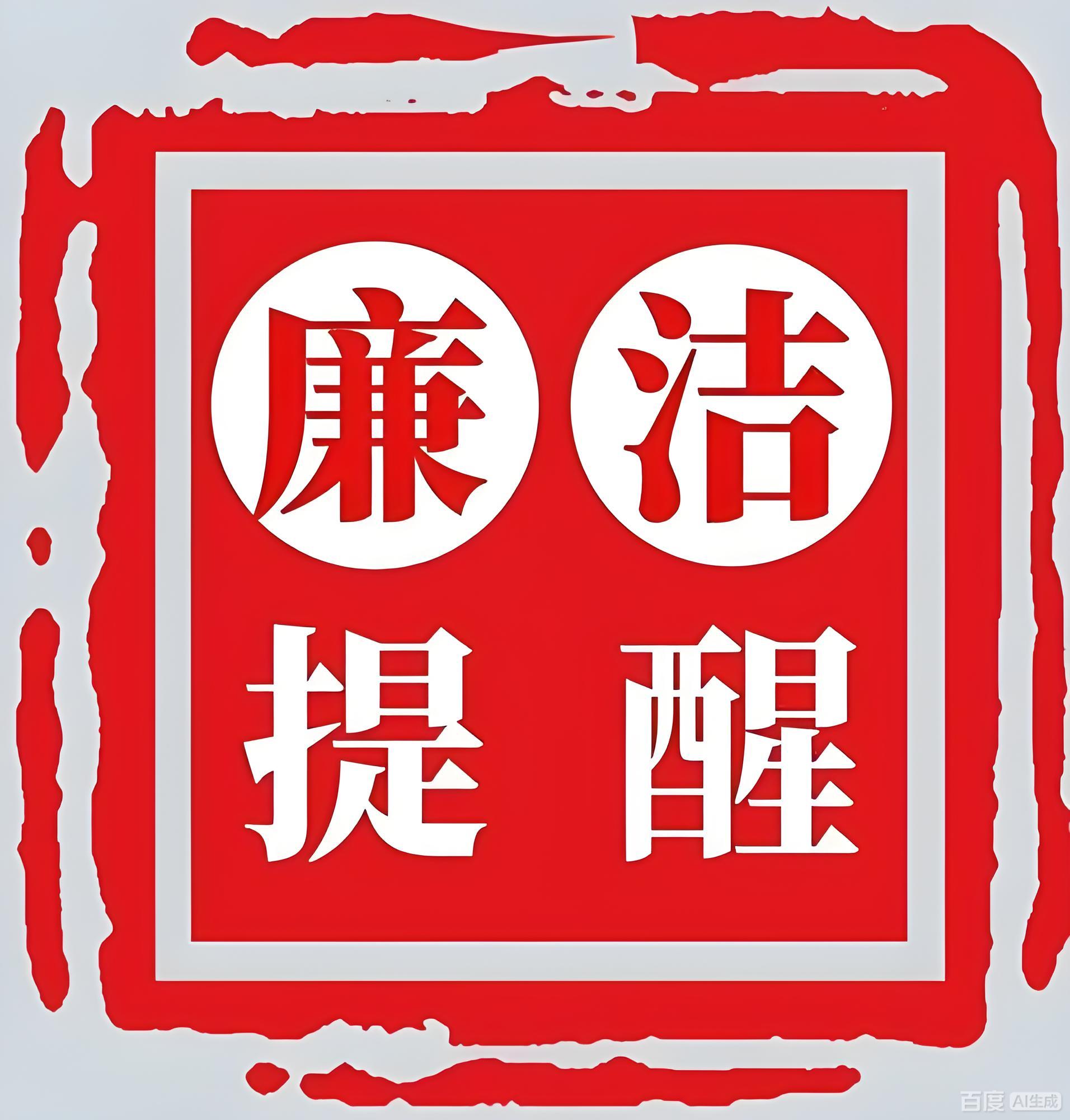 廉洁提醒  |  节日吹 “廉” 风新年 “廉” 味浓